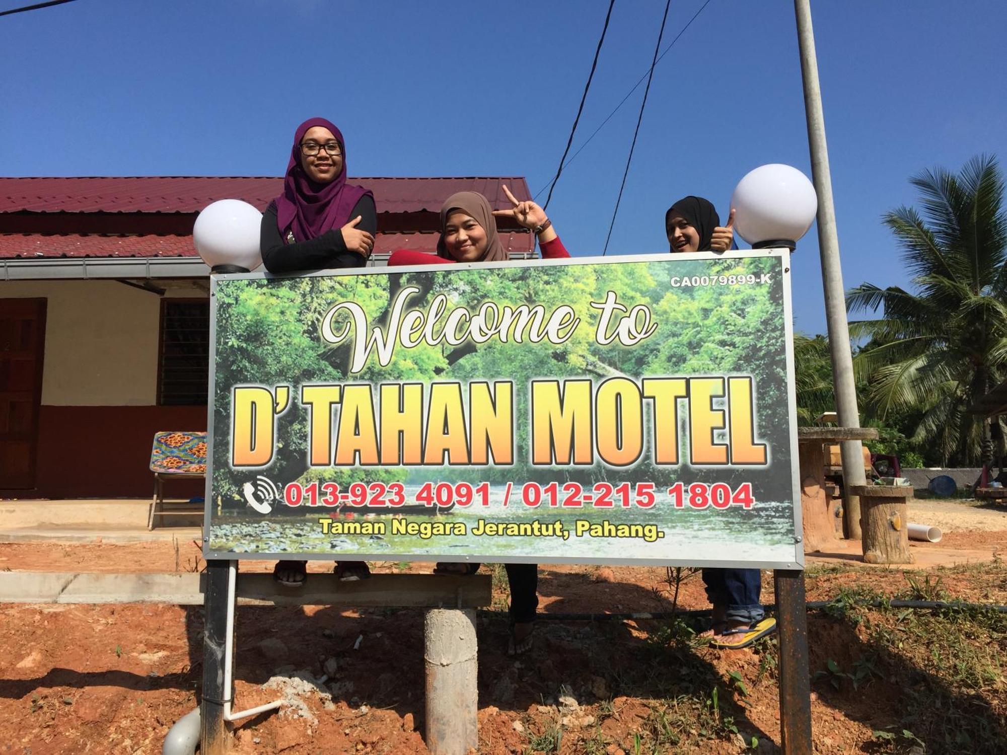 Dtahan Motel Taman Negara Kuala Tahan Ngoại thất bức ảnh